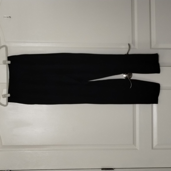 Caché black high waisted pants size 8 vintage zip back - Picture 5 of 10